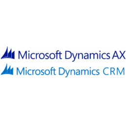 Microsoft Dynamics AX en CRM logo's